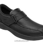 גברים לבש נעליים Orthofeet מרכז לינקולן 444FP173 שָׁחוֹר