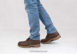 גברים מגפיים Orthofeet קו גבוה 444FP154 חום כהה - Image 2