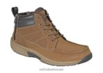 גברים מגפיים Orthofeet ריינג'ר zip 444FP156 חום