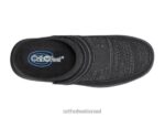 גברים נעלי בית Orthofeet סריג מתיחה של hudson 444FP177 שָׁחוֹר - Image 4