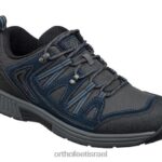 גברים נעלי ספורט Orthofeet סורנטו 444FP146 אפור/כחול