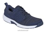גברים נעלי ספורט Orthofeet סריג מתיחה טקומה 444FP138 כְּחוֹל