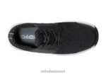 גברים נעלי ספורט Orthofeet סריג מתיחה טקומה 444FP139 שָׁחוֹר - Image 5