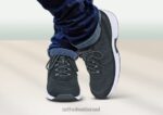 גברים נעלי ספורט Orthofeet סריג מתיחה לבה 444FP128 שָׁחוֹר - Image 2