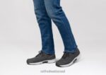 גברים נעלי ספורט Orthofeet סריג מתיחה לבה 444FP130 אפור כהה - Image 2