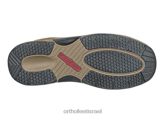 גברים נעלי ספורט Orthofeet shreveport ללא עניבה 444FP148 חום - Image 6