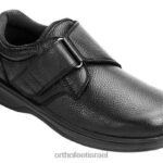 גברים נעלי קז'ואל Orthofeet ברודוויי 444FP175 שָׁחוֹר