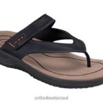 גברים סנדלים Orthofeet אלדורדו 444FP121 שָׁחוֹר