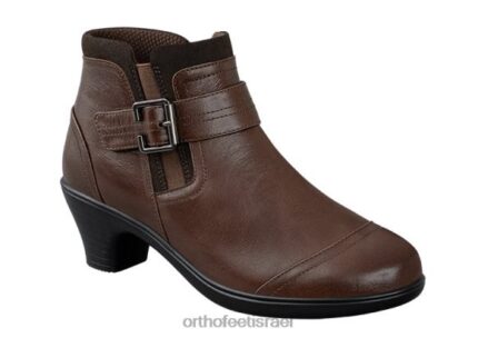 נשים מגפיים Orthofeet אמה 444FP88 חום