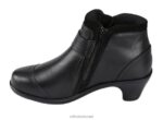 נשים מגפיים Orthofeet אמה 444FP89 שָׁחוֹר - Image 3