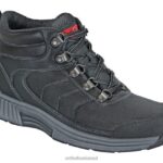 נשים מגפיים Orthofeet דלתא עמיד למים 444FP76 שָׁחוֹר