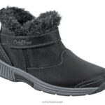 נשים מגפיים Orthofeet סיינה 444FP87 שָׁחוֹר