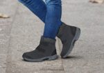 נשים מגפיים Orthofeet פלורנס עמיד למים 444FP81 שָׁחוֹר - Image 2
