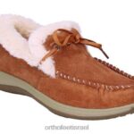 נשים נעלי בית Orthofeet קאפרי 444FP116 גָמָל
