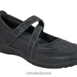 נשים נעלי מרי ג'יין Orthofeet צלינה 444FP113 שָׁחוֹר