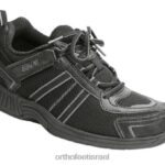 נשים נעלי ספורט Orthofeet ללא עניבה טאהו 444FP66 שָׁחוֹר