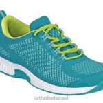 נשים נעלי ספורט Orthofeet סריג קורל מתיחה 444FP48 טורקיז
