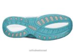 נשים נעלי ספורט Orthofeet סריג קורל מתיחה 444FP48 טורקיז - Image 6