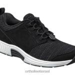 נשים נעלי ספורט Orthofeet פרנסיס ללא קשר 444FP55 שָׁחוֹר