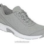 נשים נעלי ספורט Orthofeet צמר אלמוגים 444FP51 אפור
