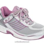 נשים נעלי ספורט Orthofeet verve ללא עניבה 444FP64 ורוד פוקסיה