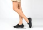 נשים נעלי קז'ואל Orthofeet מתיחה קווינסי 444FP104 שָׁחוֹר - Image 2