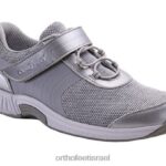 נשים נעלי קז'ואל Orthofeet סריג ג'ואל מתיחה 444FP91 אפור