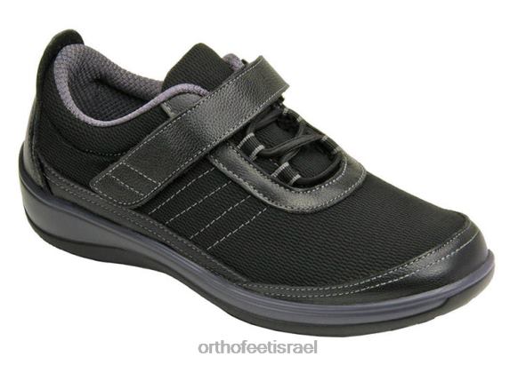 d7a0d7a9d799d79d_d7a0d7a2d79cd799_d7a7d796d795d790d79c_orthofeet_d7a1d7a8d799d792_d79ed7aad799d797d794_d7a8d795d797_444fp95_d7a9.jpg נשים נעלי קז'ואל Orthofeet סריג מתיחה רוח 444FP95 שָׁחוֹר - Image 1