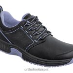 נשים נעליים רפואיות Orthofeet טליה עמיד להחלקה 444FP61 שָׁחוֹר