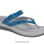 נשים סנדלים Orthofeet גאיה 444FP26 כְּחוֹל