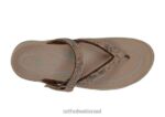 נשים סנדלים Orthofeet גאיה 444FP27 חום - Image 3
