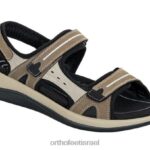נשים סנדלים Orthofeet ונציה 444FP1 חום