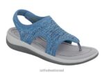 נשים סנדלים Orthofeet ליירה 444FP31 כְּחוֹל
