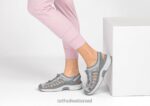 נשים סנדלים Orthofeet סריג מתיחה לגונה 444FP39 אפור - Image 2