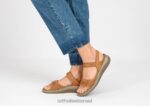 נשים סנדלים Orthofeet פלומה 444FP11 גָמָל - Image 2
