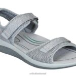 נשים סנדלים Orthofeet קליפסו 444FP20 אפור